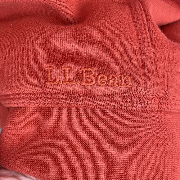 LL Bean Mens Katahdin Iron Works Hooded Sweatshirt Sz XLT Fleece Lined Workwear - Picture 5 of 9